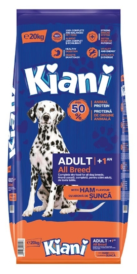 KIANI Adult All Breed cu ȘUNCĂ (+1an)